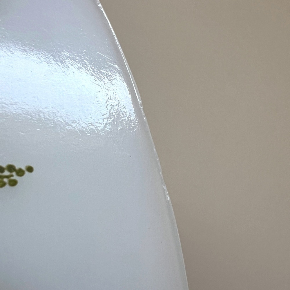 Vintage Glasbake Green Daisy Divided Milk Glass Serving Casserole Dish J2352 - Picture 12 of 16